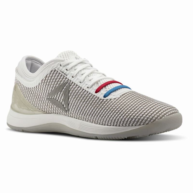 Adidasi Training Reebok Crossfit Nano 8 Flexweave Barbati Albi/Gri Romania KB5696LD